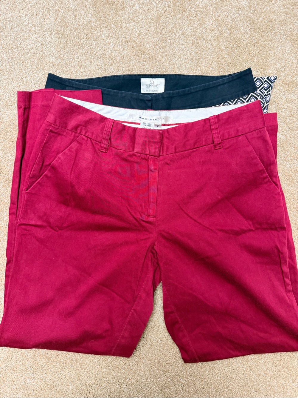 2 pairs of pants 2Chico’s / 2Max Studio